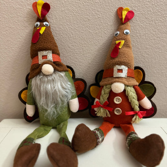 Ready to Ship Turkey Hat Gnomes