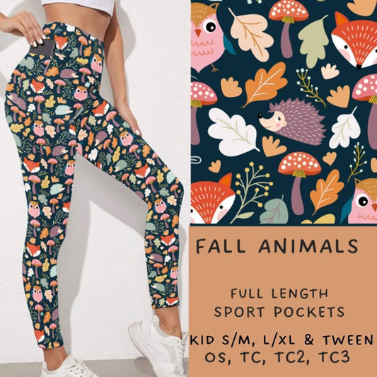 Ready To Ship  - Fall Animals