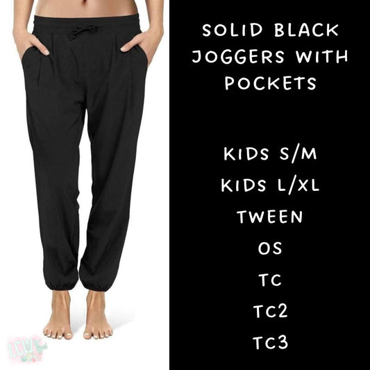 Ready To Ship - Blackout Joggers