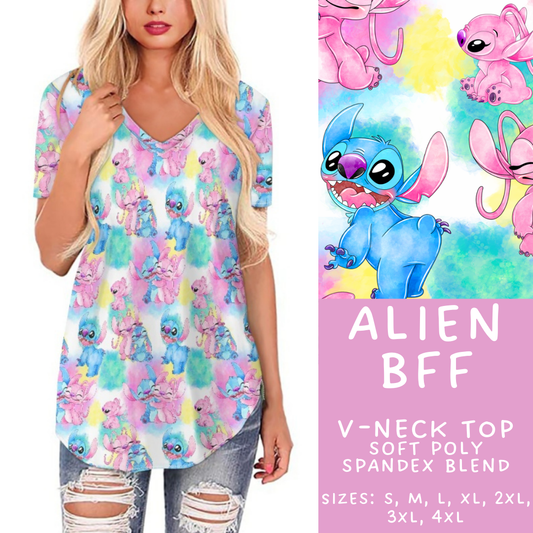 Batch #302 - Magical Faves 11 - Closes 3/12 - ETA early/mid May - Alien BFF V-Neck Tee