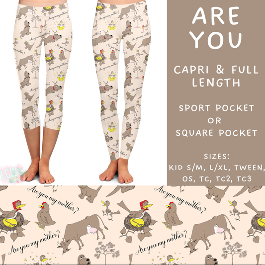 Batch #308 - Storybook Collection 2 - Closes 3/21 - ETA mid May - Are You Full and Capri Length Leggings