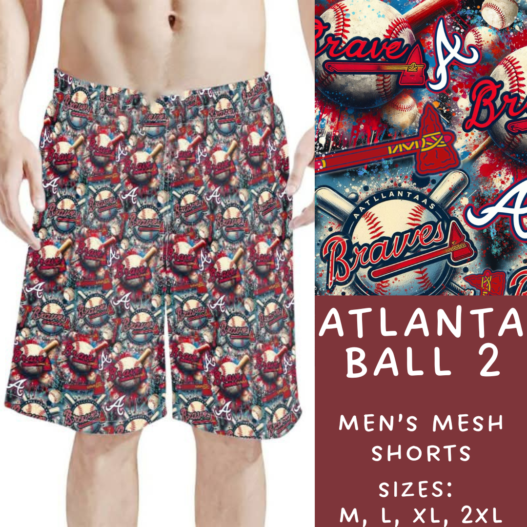 Batch #310 - Men's Baseball Shorts - Closes 3/26 - ETA mid/late May - Atlanta Ball 2 Men's Shorts