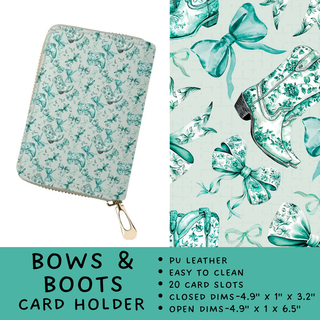 Batch #309 - Card Holders & Mini Backpacks - Closing 3/24 - ETA late May - Bows & Boots Card Holder