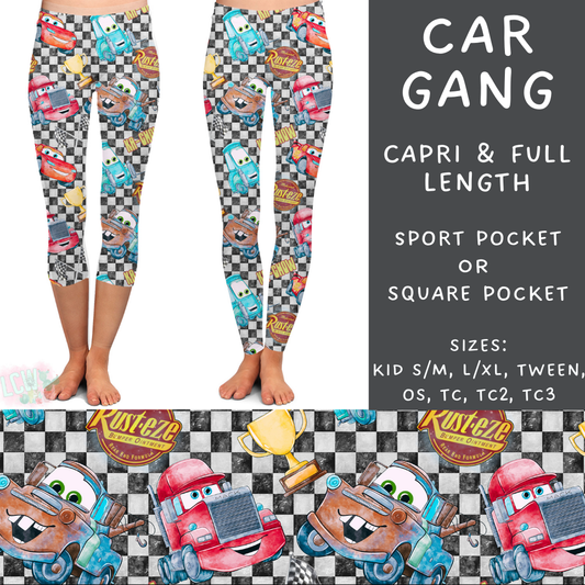 Batch #302 Magical Faves 11 - Closes 3/12 - ETA early/mid May - Car Gang Full and Capri Length Leggings