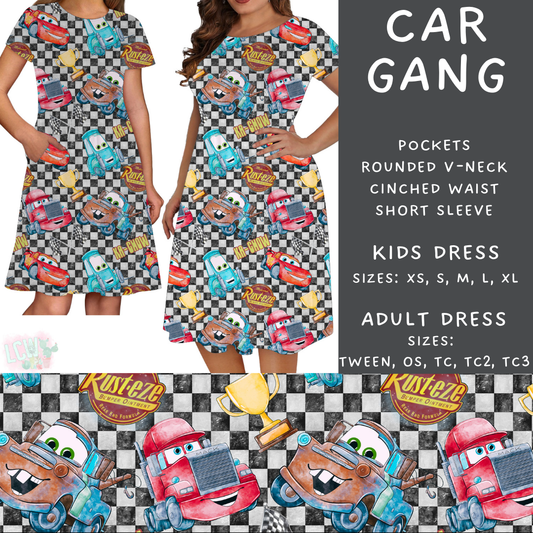 Batch #302 - Magical Faves 11 - Closes 3/12 - ETA early/mid May - Car Gang Adult & Kids Dresses