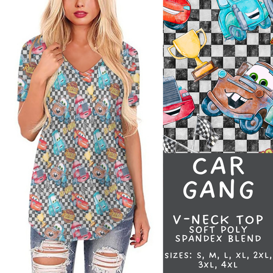 Batch #302 - Magical Faves 11 - Closes 3/12 - ETA early/mid May - Car Gang V-Neck Tee