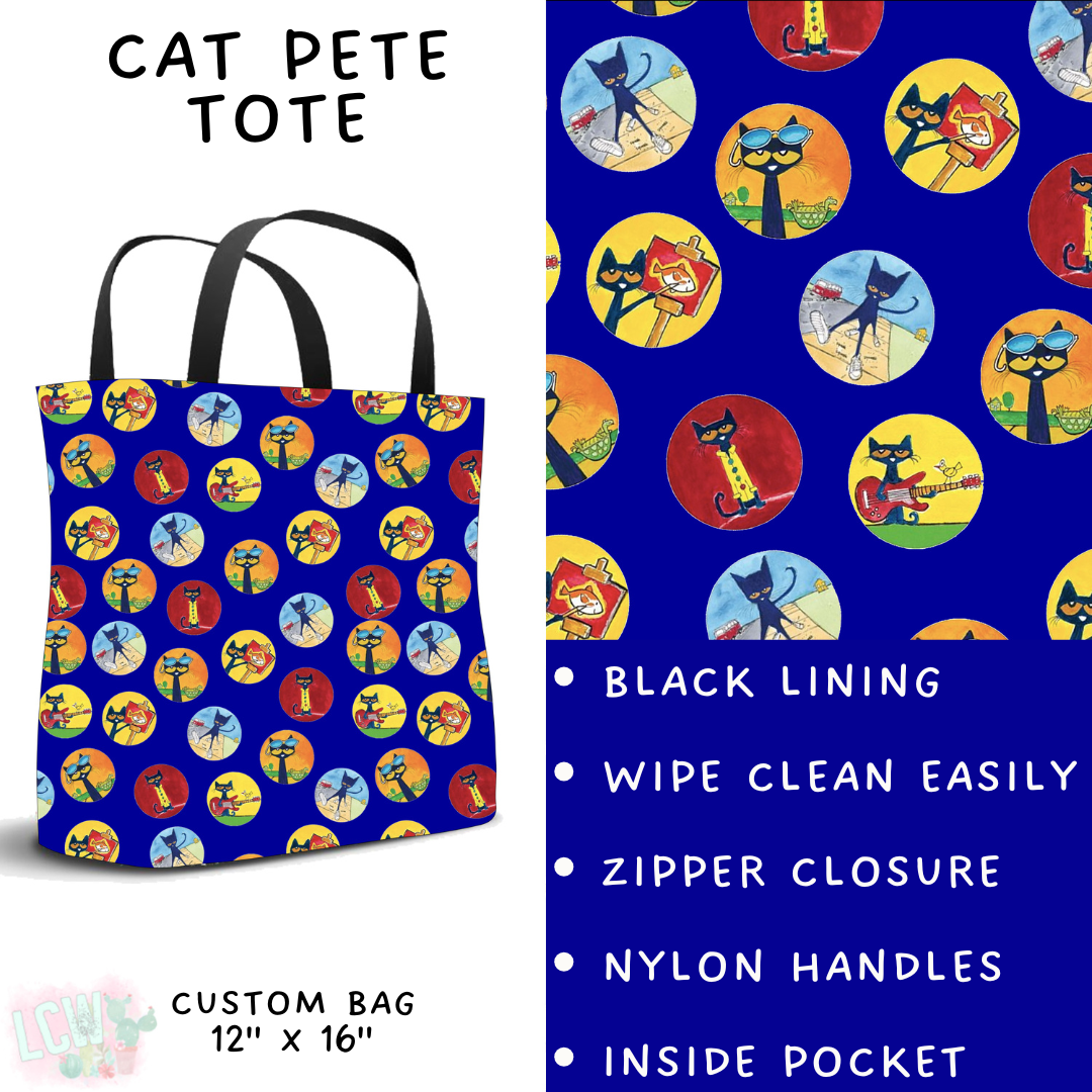 Batch #308 - Storybook Collection 2 - Closes 3/21 - ETA mid May - Cat Pete Tote