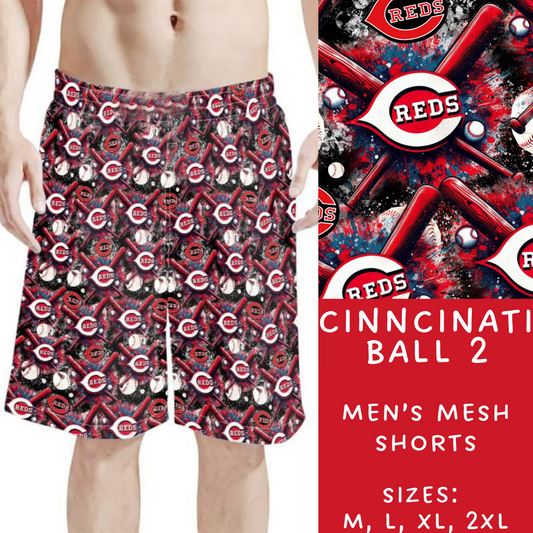 Batch #310 - Men's Baseball Shorts - Closes 3/26 - ETA mid/late May - Cincinnati Ball 2 Men's Shorts