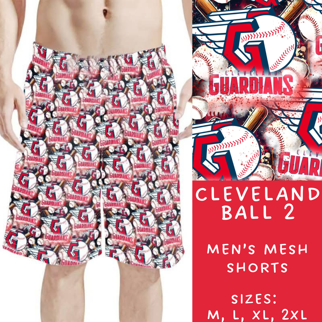 Batch #310 - Men's Baseball Shorts - Closes 3/26 - ETA mid/late May - Cleveland Ball 2 Men's Shorts