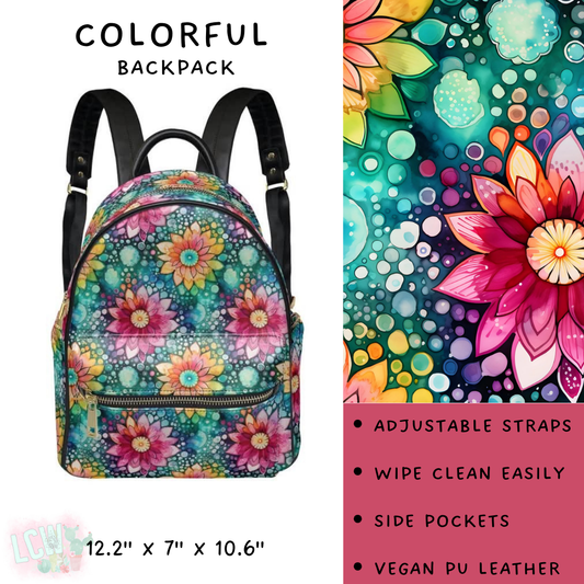 Batch #309 - Card Holders & Mini Backpacks - Closing 3/24 - ETA late May - Colorful Mini Backpack