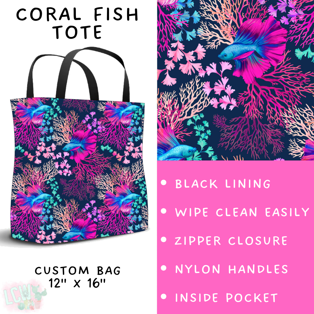 Batch #307 - Sea Life - Closes 3/20 - ETA mid May - Coral Fish Tote