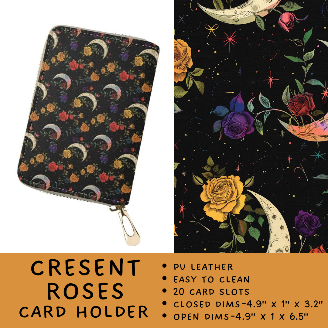 Batch #309 - Card Holders & Mini Backpacks - Closing 3/24 - ETA late May - Cresent Roses Card Holder