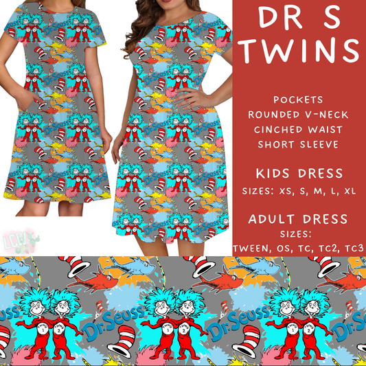 Batch #308 - Storybook Collection 2 - Closes 3/21 - ETA mid May - Dr S Twins Adult & Kids Dresses