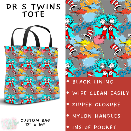 Batch #308 - Storybook Collection 2 - Closes 3/21 - ETA mid May - Dr S Twins Tote