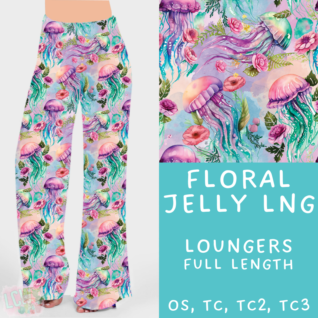 Batch #307 - Sea Life - Closes 3/20 - ETA mid May - Floral Jelly Loungers