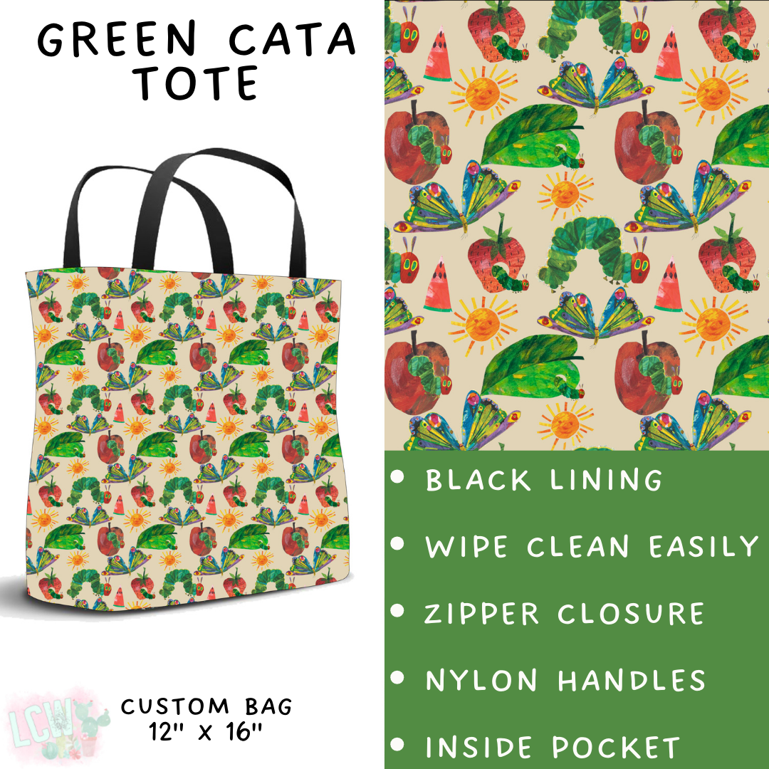 Batch #308 - Storybook Collection 2 - Closes 3/21 - ETA mid May - Green Cata Tote