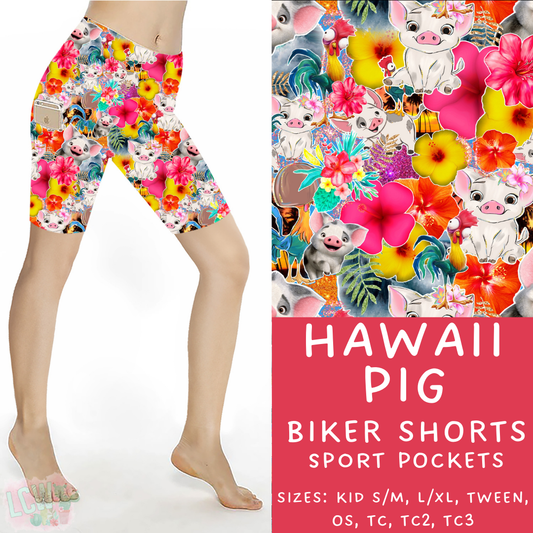 Batch #302 - Magical Faves 11 - Closes 3/12 - ETA early/mid May - Hawaii Pig Biker Short