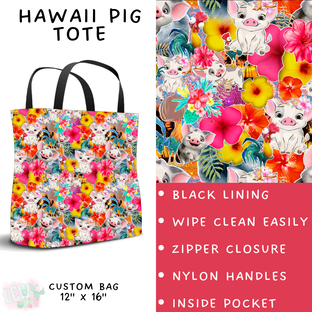 Batch #302 - Magical Faves 11 - Closes 3/12 - ETA early/mid May - Hawaii Pig Tote