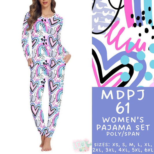 Batch #306 - Mother's Day Lounge - Closes 3/19 - ETA late April - MDPJ61 Women's Pajama Set