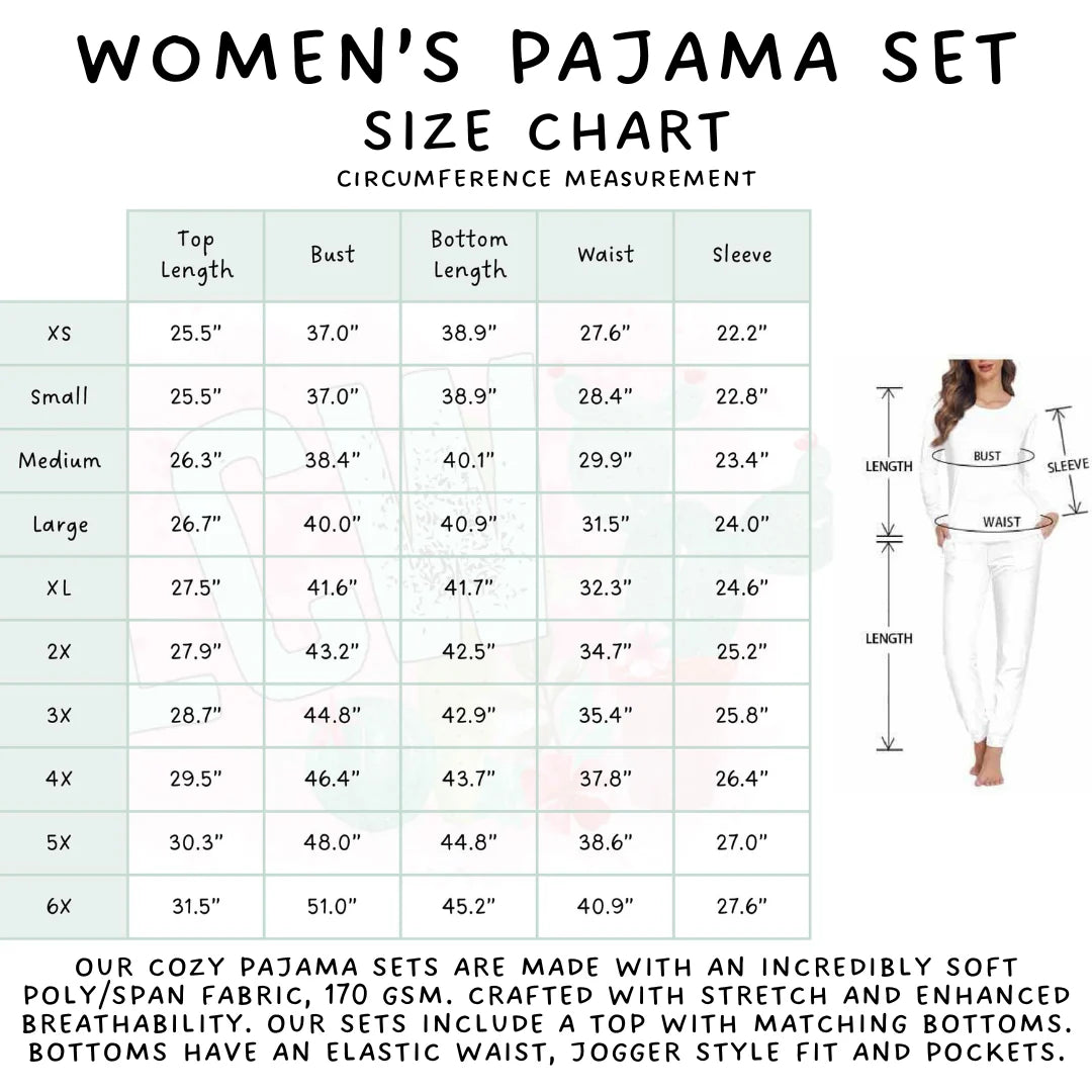 Batch #306 - Mother's Day Lounge - Closes 3/19 - ETA late April - MDPJ57 Women's Pajama Set