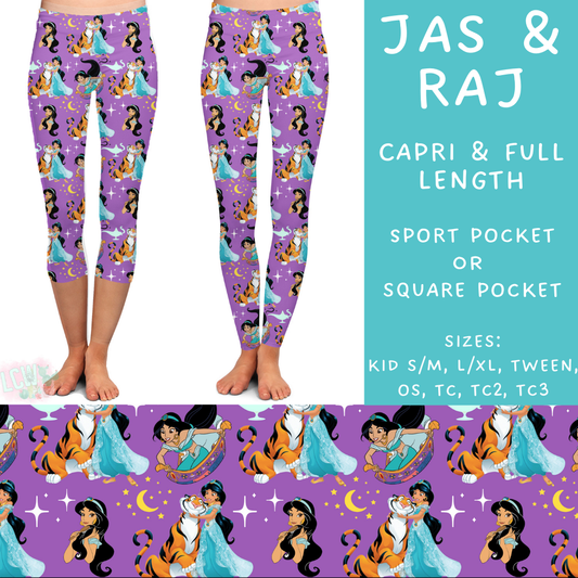 Batch #302 Magical Faves 11 - Closes 3/12 - ETA early/mid May - Jas & Raj Full and Capri Length Leggings