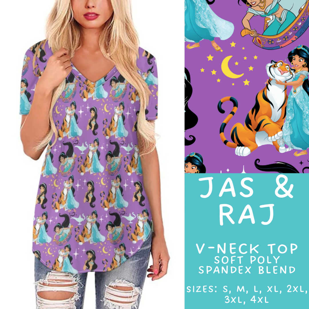 Batch #302 - Magical Faves 11 - Closes 3/12 - ETA early/mid May - Jas & Raj V-Neck Tee