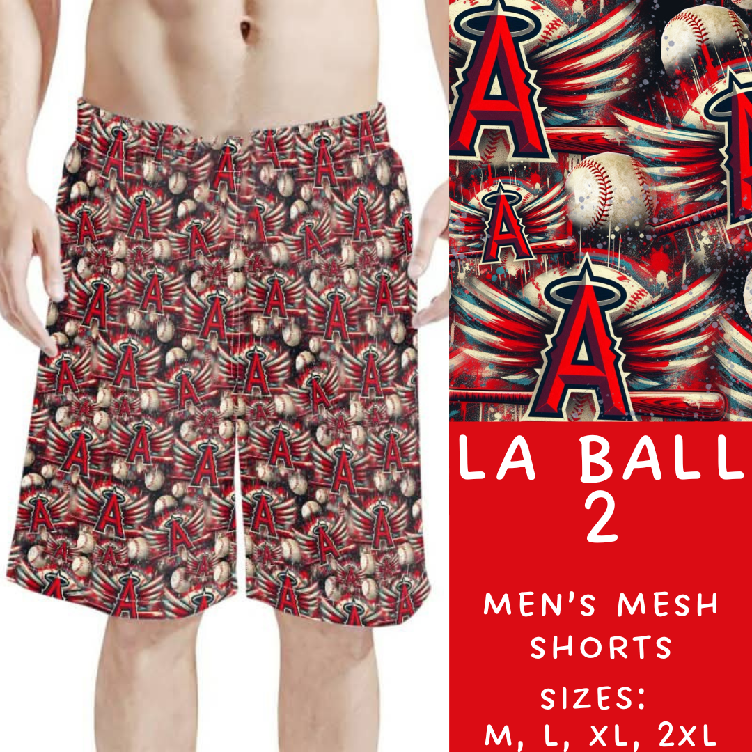 Batch #310 - Men's Baseball Shorts - Closes 3/26 - ETA mid/late May - LA Ball 2 Men's Shorts