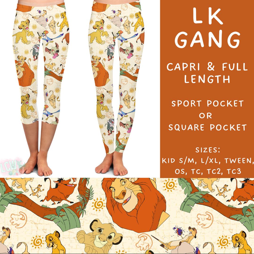 Batch #302 Magical Faves 11 - Closes 3/12 - ETA early/mid May - LK Gang Full and Capri Length Leggings