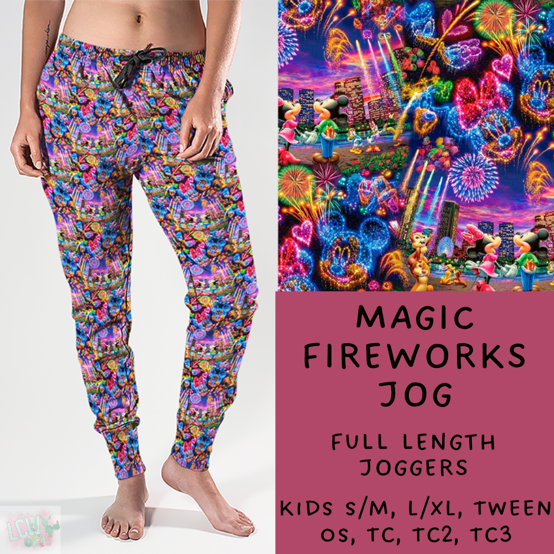 Ready To Ship - Magic Fireworks Joggers