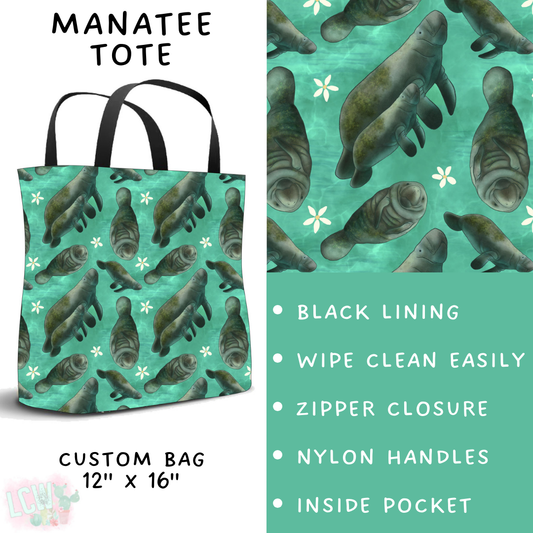 Batch #307 - Sea Life - Closes 3/20 - ETA mid May - Manatee Tote