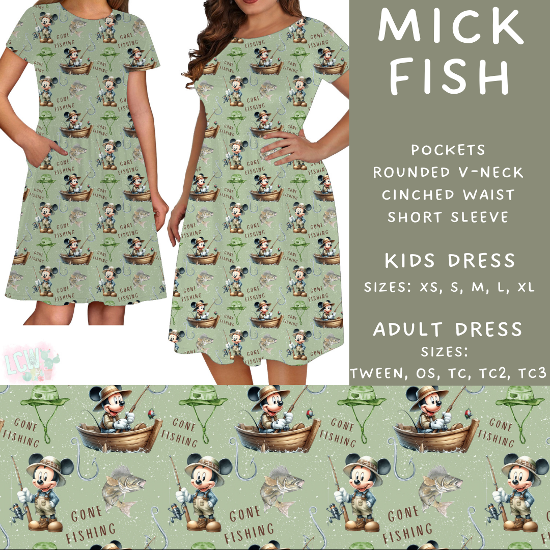 Batch #302 - Magical Faves 11 - Closes 3/12 - ETA early/mid May - Mick Fish Adult & Kids Dresses