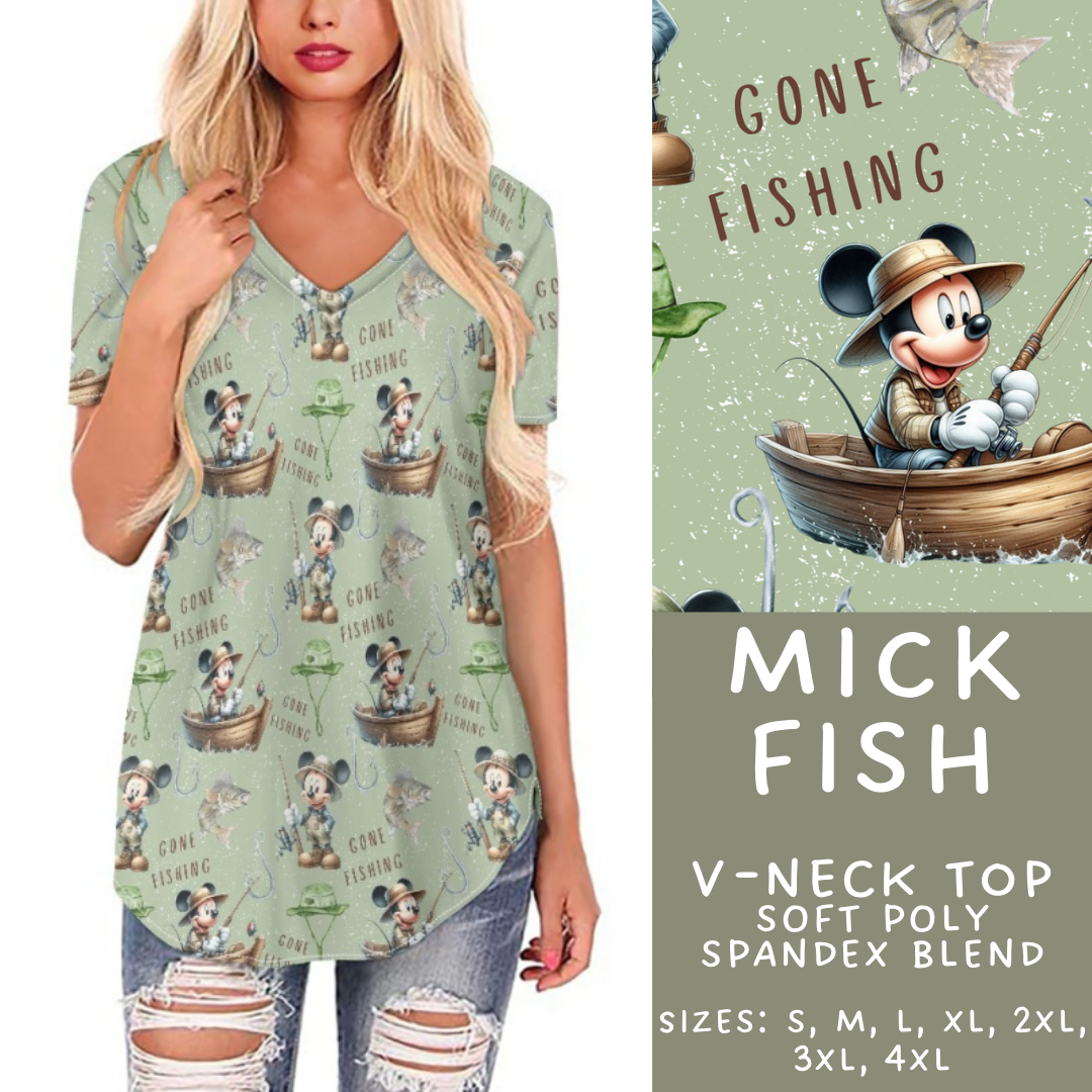 Batch #302 - Magical Faves 11 - Closes 3/12 - ETA early/mid May - Mick Fish V-Neck Tee