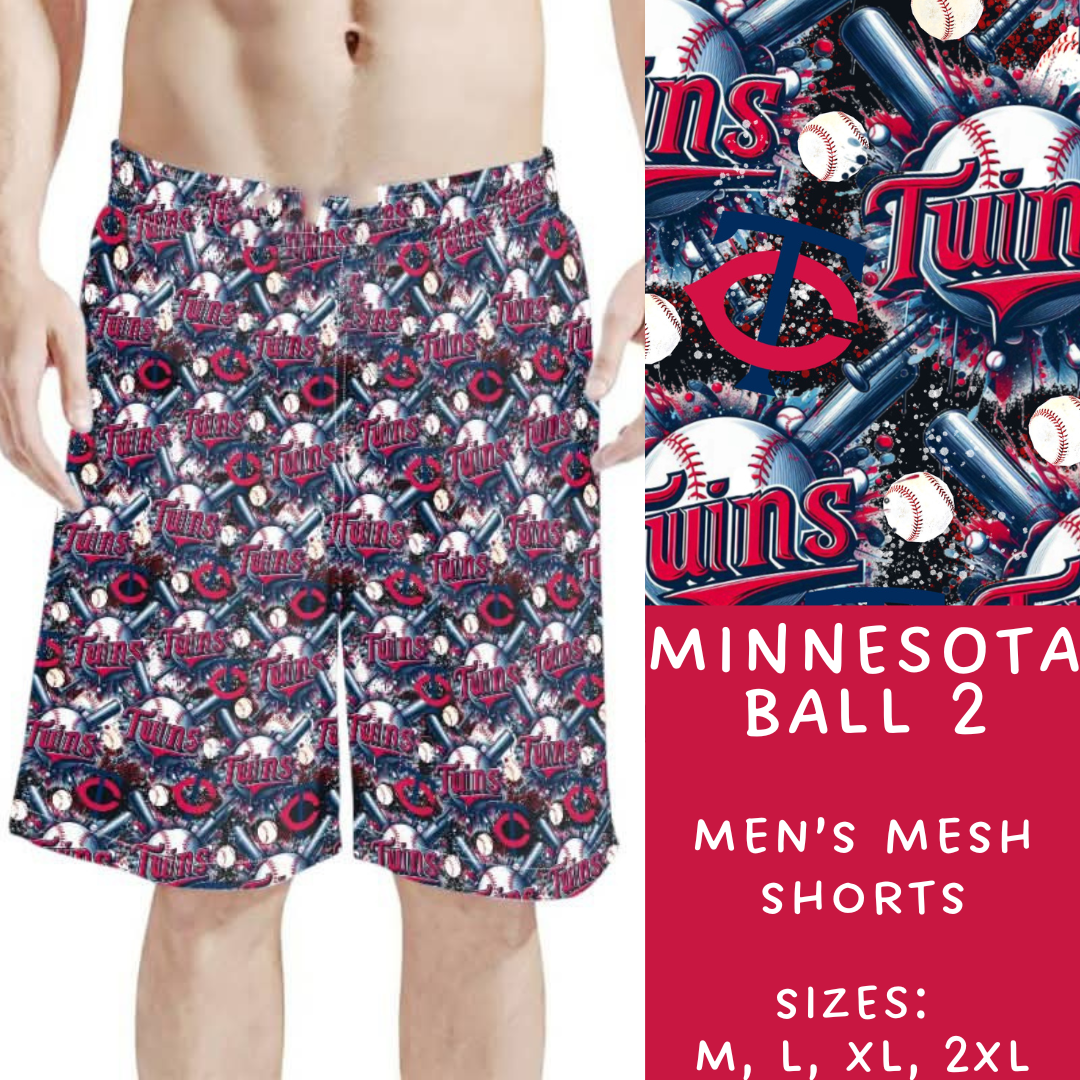 Batch #310 - Men's Baseball Shorts - Closes 3/26 - ETA mid/late May - Minnesota Ball 2 Men's Shorts