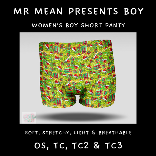 Ready To Ship - Mr Mean Presents Boy Shorts