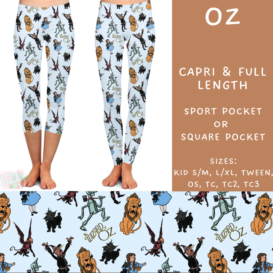 Batch #308 - Storybook Collection 2 - Closes 3/21 - ETA mid May - Oz Full and Capri Length Leggings