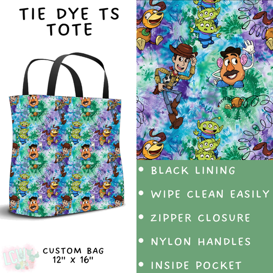 Batch #302 - Magical Faves 11 - Closes 3/12 - ETA early/mid May - Tie Dye TS Tote