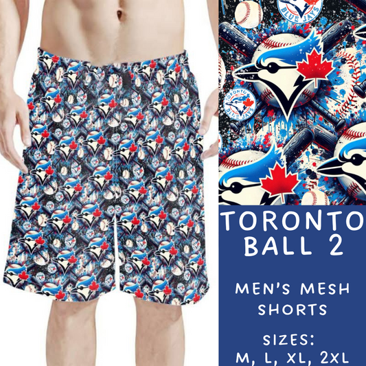 Batch #310 - Men's Baseball Shorts - Closes 3/26 - ETA mid/late May - Toronto Ball 2 Men's Shorts