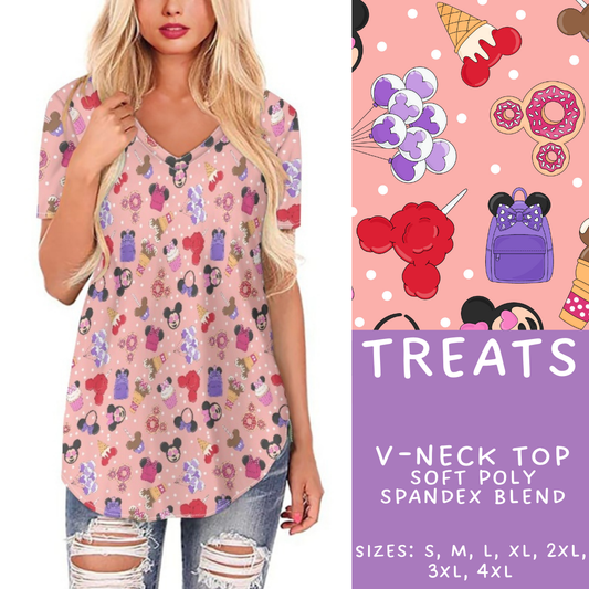 Batch #302 - Magical Faves 11 - Closes 3/12 - ETA early/mid May - Treats V-Neck Tee