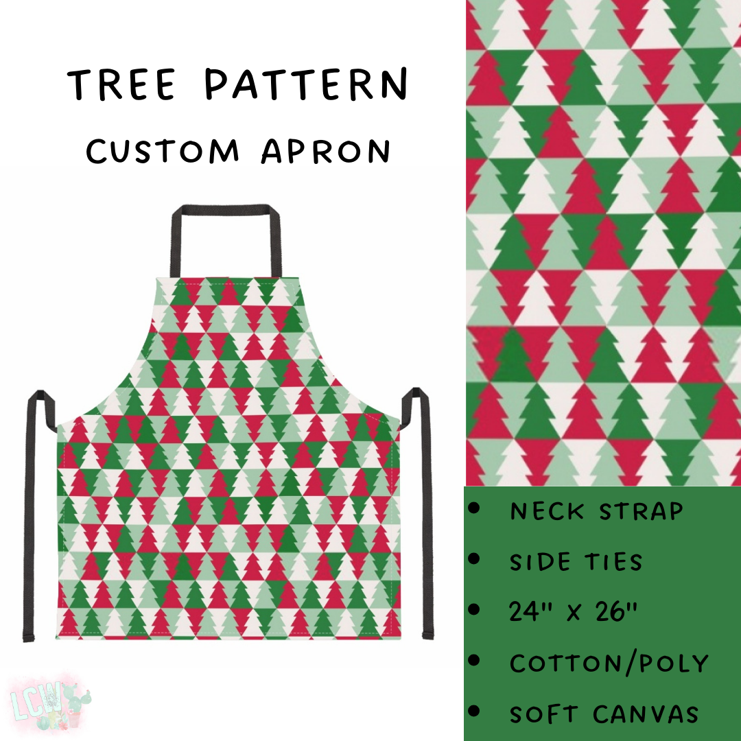 Ready To Ship - Tree Pattern Apron