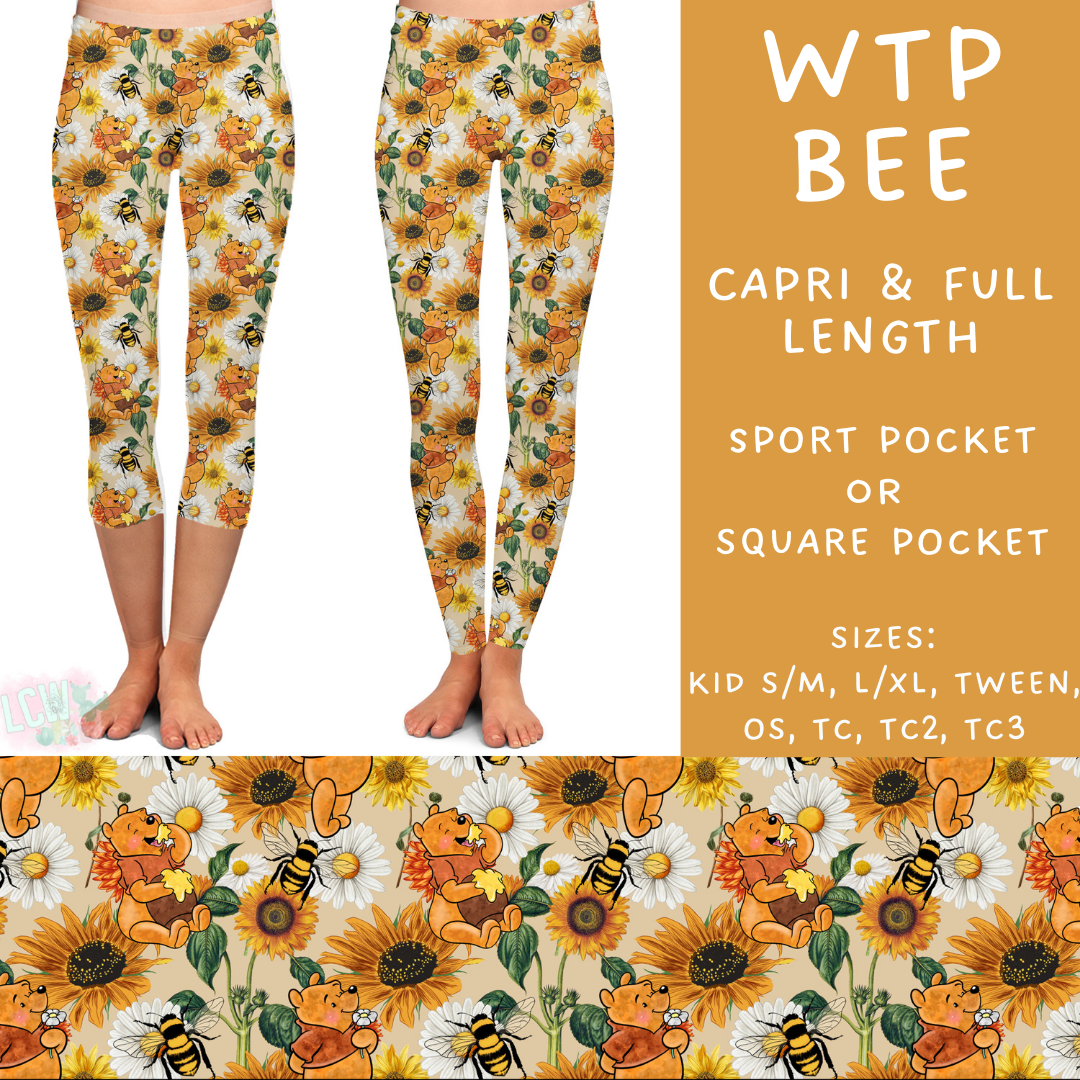 Batch #302 Magical Faves 11 - Closes 3/12 - ETA early/mid May - WTP Bee Full and Capri Length Leggings