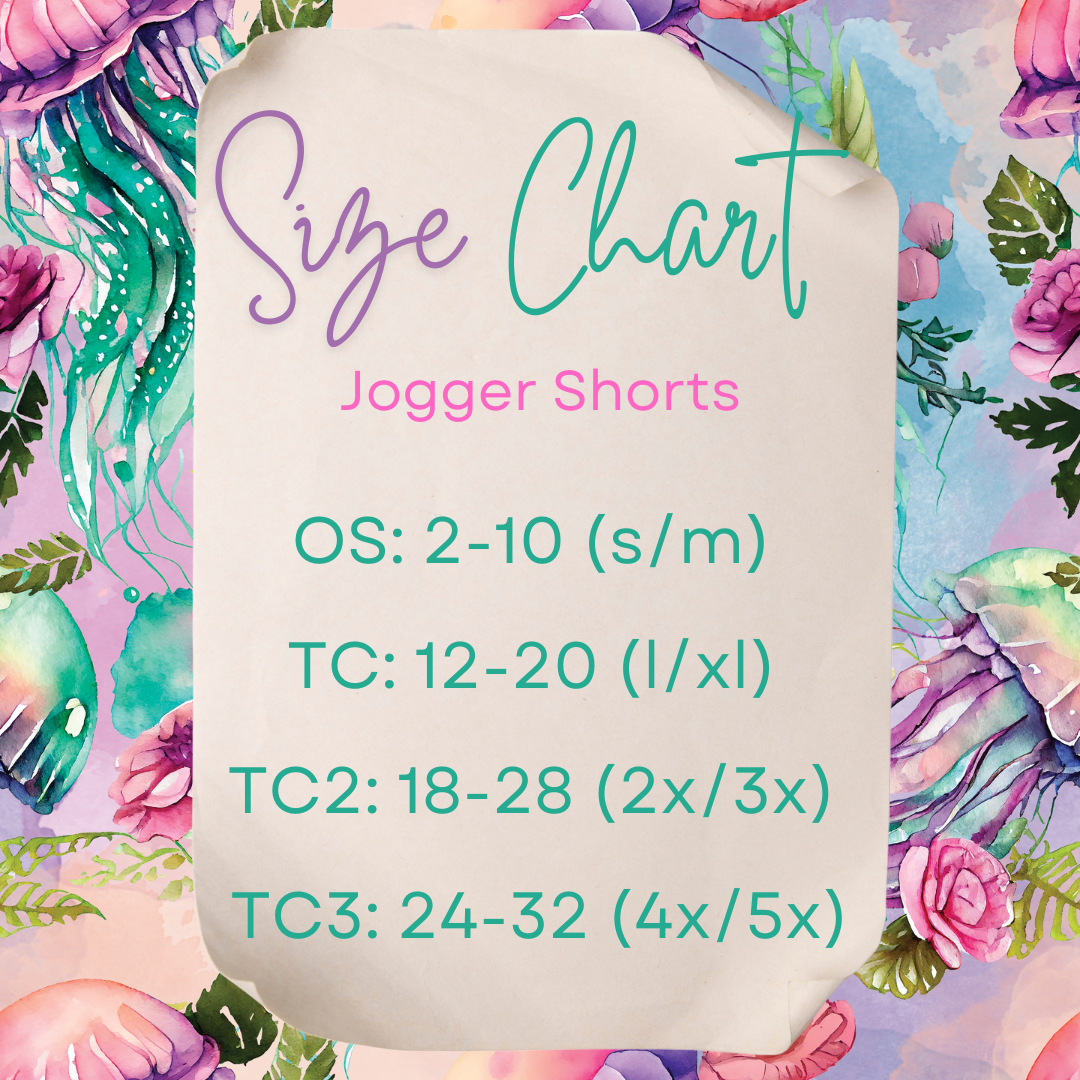 Batch #307 - Sea Life - Closes 3/20 - ETA mid May - Sharks Biker & Jogger Shorts